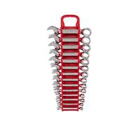 TEKTON Stubby Combination Wrench Set with Holder, 14-Piece (6-19 mm) | WCB92402