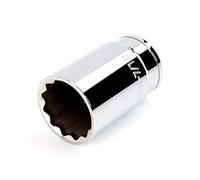 TEKTON Unidad de 1/2 pulgada x 1-7/16 pulgadas de profundidad de 12 puntos de enchufe | SHD23236