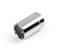 TEKTON Unidad de 3/8 pulgadas x 22 mm de enchufe semiprofundo de 12 puntos | SHD14322