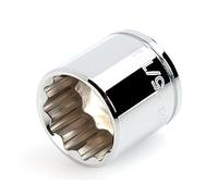 TEKTON Unidad de 3/8 pulgadas x enchufe de 12 puntos de 15/16 pulgadas | SHD12224