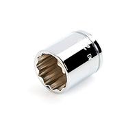 TEKTON Unidad de 3/8 pulgadas x enchufe de 12 puntos de 20 mm | SHD12320