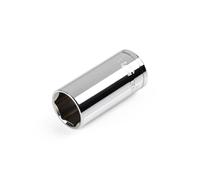 TEKTON Unidad de 3/8 pulgadas x enchufe de 6 puntos semiprofundo de 5/8 pulgadas | SHD14016