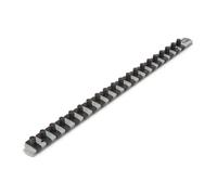 TEKTON Unidad de 3/8 pulgadas x riel de enchufe de 18 pulgadas, 20 clips (gris) | OSR13320