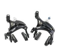 Tektro R539 ST1490-B Juego de frenos de pinza 47-59 mm con soporte con tuerca QR, color negro