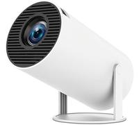 TEKXDD Mini Proyector Portátil 4K - Full HD WiFi 6, 200 ANSI Proyectores Inteligente, BT 5.0 Android 11.0, Auto Keystone, Giro de 180 Grados, 130 Pulgadas Flip Proyectores para Cine Casa