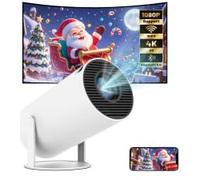 TEKXDD Proyector Portatil, Mini Proyector 2025 Upgraded con WiFi 6 BT 5.4, Auto Keystone + Full HD + 200ANSI 8000L + 180° Rotation, Projector Portable 4k con HDMI/USB/Smartphone/Laptop/PS5