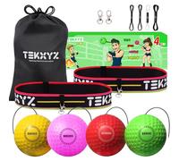 TEKXYZ Pelota De Reflejos De Boxeo Paquete Familiar PYRG | TEKXYZ Boxing Reflex Ball Family Pack PYRG