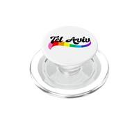 Tel AVIV Israel Pride LGBTQ Desfile Gay Rainbow Medio Oriente PopSockets PopGrip para MagSafe
