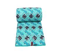 Tela africana 6185 de 6 yardas con estampado de cera Kente Ankara para vestido de fiesta