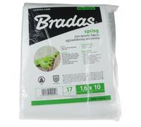 Tela agrotextil de primavera, 17 g, blanca, 1,6 x 10 m