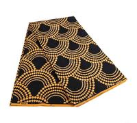 Tela Ankara de cera real de 1 yarda vibrante patchwork africano impresión textil de algodón para vestido de novia falda costura proyecto material