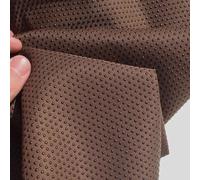 Tela antideslizante con gel de sílice, 150 cm de ancho, tela antideslizante para coser alfombras, colchones, pantuflas, sofá, cojín (150 x 100 cm, café)