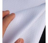 Tela antideslizante con gel de sílice, 150 cm de ancho, tela antideslizante para coser alfombras, colchones, pantuflas, sofá, cojín (150 x 200 cm, blanco)