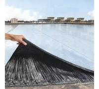 Tela Asfáltica Autoadhesiva Tejado, Cinta de Aluminio Selladora Impermeable, Rollo Cinta Membrana Bituminoso de Reparación para Techo Terraza Exterior Jardin Goteras Grietas(40x100 cm/1.31x3.3 ft)