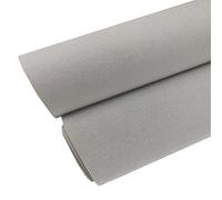 Tela aterciopelada de terciopelo con parte trasera adhesiva, papel autoadhesivo de terciopelo para caja de joyería, cómoda, cajón, tela de manualidades y manualidades, 4.7 x 117 pulgadas (gris)