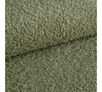 Tela Bouclé Heko Panels Polsterstoff Boucle Möbelstoff Frottier-Velours Ignífuga Meterware Tela para Coser para Decoración Fundas de Almohada Textil para el Hogar 200 x 142 cm Verde Oliva Tena