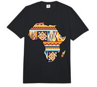 Tela Colorida Estilo Africano Tribal, Mapa de África Dibujado a Mano Comfort Colors Adult Heavyweight T-Shirt