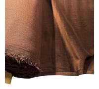 Tela de algodón de terciopelo de EU Fabrics | Material suave, brillante y elegante para confección | Ideal para chaquetas, prendas, vestidos y cortinas | Tela lisa para tapicería por metro (Marrón, 1