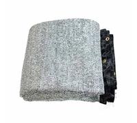 Tela de aluminio con 75 % de protección UV, pantalla de privacidad para vallas, toldo de coche, lona de 4 x 8 m, cubierta para exteriores