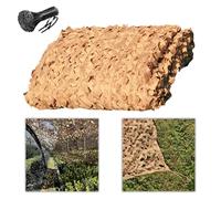 Tela de camuflaje reforzada 210D con protección UV para uso en exteriores, tamaños de 1 m a 12 m, ideal para jardín, patio y zona de piscina, 5,5 x 9,5 m, opción disponible