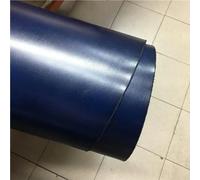 Tela de cuero, piel de vaca de grano superior colorida, curtida vegetalmente, material artesanal for bricolaje, superficie brillante, grosor de 1,2 mm, 1,6 mm y 2,0 mm.(Blue 1.2mm Thick,30x30cm)
