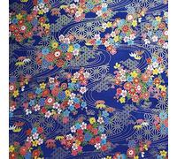 Tela de estilo japonés de 39 x 57 pulgadas por yarda DIY tela kimono de algodón para coser ropa A19