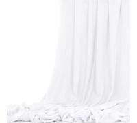 Tela de Estopilla de Gasa para Boda Blanco 9,2m x 90cm, Cortina de Techo de estopilla Camino de Mesa, Estopilla DIY para Silla, Servilletas, Decoración de Boda