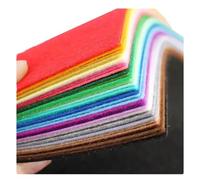 Tela de Fieltro 30 x 20 cm, 40 piezas, láminas de fieltro tamaño A4, tela no tejida for bordado, acolchado, patchwork y manualidades para Manualidades(10 X 15cm)