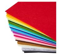 Tela de Fieltro 40 piezas de fieltro x cm (aprox. 16 pulgadas), juego no tejido colores surtidos, 1 mm grosor, ideal for costura y manualidades para Manualidades(10x15cm)