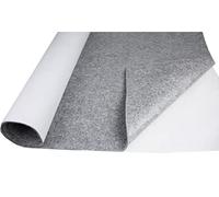 Tela de fieltro autoadhesiva suave, venta por metros, 3,0 mm de grosor (gris, 300 x 150 cm)