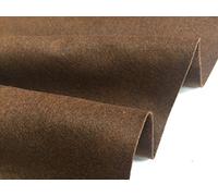 Tela de fieltro para manualidades, colores lisos, poliéster suave, 2 mm de grosor, 102 cm de ancho., poliéster, marrón, 1 metro