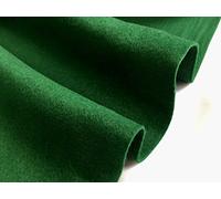 Tela de fieltro para manualidades, colores lisos, poliéster suave, 2 mm de grosor, 102 cm de ancho., poliéster, verde oscuro, 1 metro
