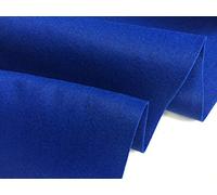 Tela de fieltro para manualidades, colores lisos, poliéster suave, 2 mm de grosor, 102 cm de ancho., poliéster, azul real, 1 metro