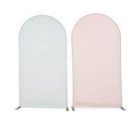 Tela de Fondo Arco Colorido for Cubierta Licra, Soporte Ajustado for Fiestas cumpleaños y Bodas, Diversos Colores, fácil Combinar Cubierta de Arco de Boda(Color8)