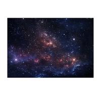 Tela de fondo fotográfico de noche estrellada con planeta cósmico de 210 cm x 150 cm para retratos fotográficos infantiles y decoración de