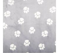 Tela de forro polar suave, fácil de limpiar, color gris claro, 1,45 m, por metro, ideal para ropa, suéteres y mantas (145 cm de ancho)