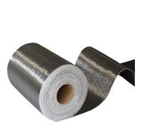 Tela de hormigón reforzada con fibra de carbono 12k de alta resistencia - 1/5/10 metros - Tela unidireccional for una resistencia superior(20cmx10meters)