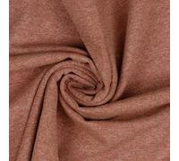 Tela de Jersey Uni, Certificada Tex Standard 100, Medida por Metro, 69 Colores para Elegir, Uni + Melado (M094 Melange de Henna, 100 x 150cm)