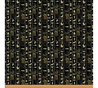 Tela de la cultura de Egipto por The Yard Antiguo Egipto Tela de tapicería para sillas Tribal Egipto Tela decorativa exótica para tapicería y proyectos de bricolaje en el hogar, 1 yarda, (L92 x W150
