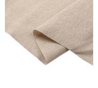 Tela de lino natural, 300 cm x 150 cm, tela de costura, venta por metros, bordado, tela decorativa de algodón y lino, para manualidades, ropa, mantel, decoración, lino oscuro