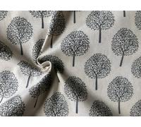 Tela de lino y algodón de morera beige natural gris claro de yute para decoración del hogar, cortina de tapicería, lienzo de 150 cm de ancho (1 metro)