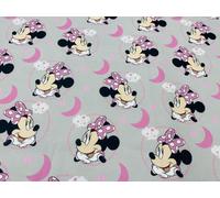 Tela de LUNAS ROSAS, algodón 100%, telas infantiles, minie, labores, 1 metro x 140 cms