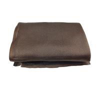 Tela de malla para altavoces de color negro, azul, blanco, marrón, para KTV, tela de ingeniería de cine personalizada, de gama alta, 1,4 m x 1 m (marrón)