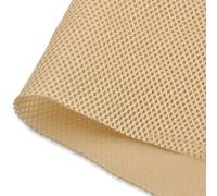 Tela de Malla para Altavoz 1.4x0.5m Altavoz Paño De Polvo Parrilla Filtro Tela Malla Protector(Beige)