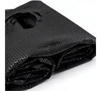 Tela de mantillo degradable perforada, tela barrera contra malas hierbas 0,6-1,6 M ancho for plántulas plantas invernadero(0.6x20M-1Hole)