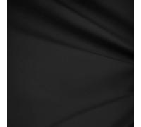 Tela de mezcla de algod?n premium negra de 1 yarda y 60 de ancho