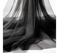 Tela de organza por metro, 3 m x 160 cm, tela de tul suave para coser, tela de malla, tela decorativa, tela de organza para cortinas de boda, arco de boda, decoración a mano, arco, ceremonia, fiesta