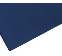 Tela de Polialgodón Lisa Azul Marino Oscuro - 45 pulgadas / 112 cm de Ancho - Más de 40 Colores (Azul Marino Oscuro, 2 METROS)