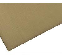 Tela de polialgodón lisa color caqui - 112 cm de ancho - 40+ colores (caqui, 3 METROS)