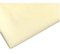 Tela de polialgodón liso color crema - 112 cm de ancho (crema, 3 METROS)